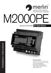 Merlin M2000PE Installation Instructions Manual