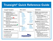 Headsight Truesight Quick Reference Manual