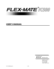 KLC FLEX-MATE K500 User Manual