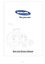 Invacare Kiwi Lite Owner's Manual