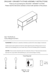 Argos ORLEANS Assembly Instructions Manual