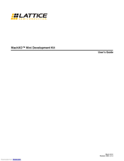 Lattice Semiconductor MachXO User Manual
