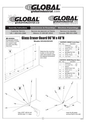 Global Industrial 695468 Assembly Instructions Manual