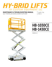 Custom Equipment Hy-Brid Lifts HB 1030CE Maintenance & Troubleshooting Manual