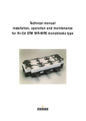 Saft STM 5-100 MR Technical Manual Installation, Operation And Maintenance