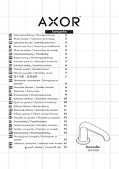 Hans Grohe AXOR Bouroullec 19417000 Instructions For Use Manual