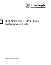 United Technologies Interlogix IFS NS3550-8T-2S Quick Installation Manual