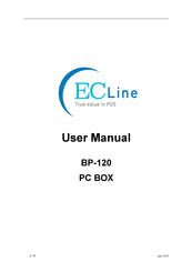 EcLine BP-120 User Manual