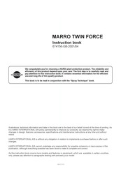 Hardi MARRO TWIN FORCE 1000 Instruction Book