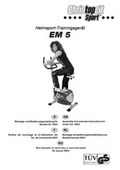 Christopeit Sport EM 5 Assembly And Exercise Instructions