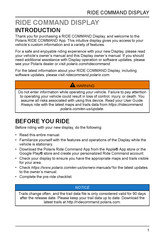 Ride COMMAND Manual