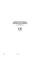 Archive VC830100 Operating Instructions Manual