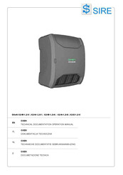 SIRE OXeN X2-W-1.2-V Technical Documentation Operation Manual