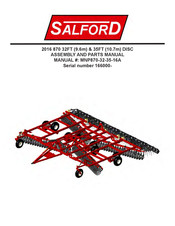 Salford I-1100 Assembly And Parts Manual