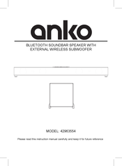Anko 42963554 Instruction Manual
