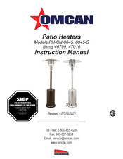 Omcan 46799 Instruction Manual