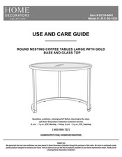Home Decorators Collection LR-C-59-1023 Use And Care Manual