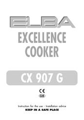 Elba CX 907 G Instructions For The Use