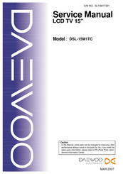 Daewoo DSL15M1TC Service Manual