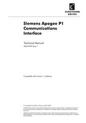 Siemens Apogee P1 Technical Manual