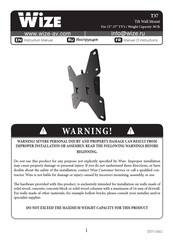 Wize T37 Instruction Manual