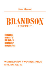 Brandson Equipment 305385 User Manual