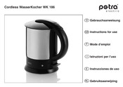 Petra electric WK 186 Instructions For Use Manual