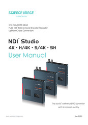Science Image NDI Studio S/4K User Manual