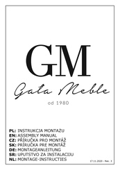 Gala Meble PRESS S1K8 Assembly Manual
