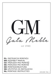 GALA MEBLE 120472i Assembly Manual