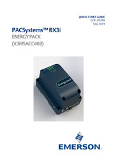 Emerson PACSystems IC695ACC402 Quick Start Manual