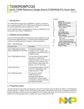 NXP Semiconductors QorIQ T2080 Quick Start Manual