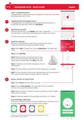 Housegard NOTE Quick Manual