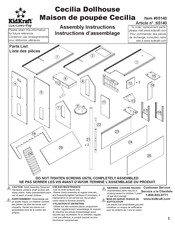 KidKraft 65140 Assembly Instructions Manual