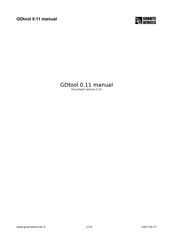 Granite Devices GDtool 0.11 Manual