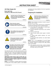 Generac Power Systems G0071020 Instruction Sheet