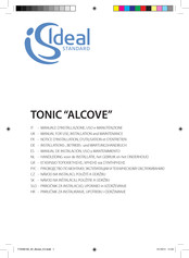 Ideal-Standard ALCOVE Manual For Use, Installation And Maintenance