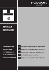 Fulgor Milano FPRHD 362 TC Installation, Use And Maintenance Instruction