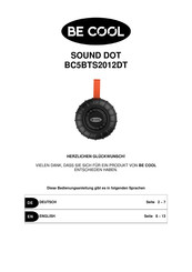 Be Cool SOUND DOT Instruction Manual