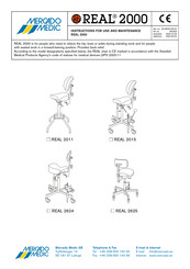 Mercado Medic REAL 2000 Series Instructions For Use And Maintenance Manual