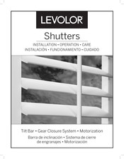Levolor Shutters Remote Control Installation Operation Care
