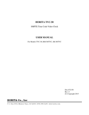 HORITA SR-50/TVC User Manual