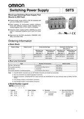 Omron S8TS-02505F Manual