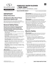 SHOWJOE iON100V-24SB-CT Operator's Manual