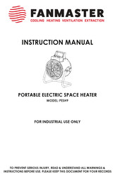 Fanmaster PESH9 Instruction Manual