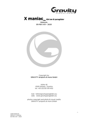 GRAVITY X maniac Manual