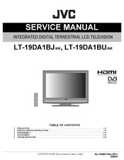 JVC LT-19DA1BU/AK Service Manual