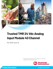 Rockwell Automation Trusted TMR 24 Product Description, Original Instructions