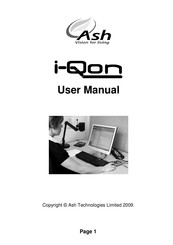 Ash i-Qon User Manual