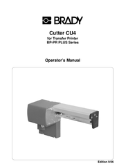 Brady Cutter CU4 Operator's Manual
